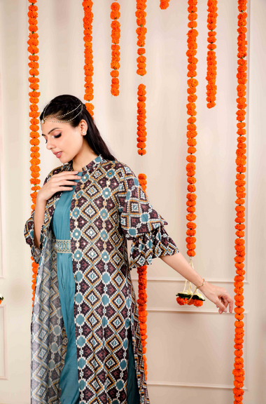 ALLOY -   Dhoti Jumpsuit With Embellished Jacket