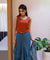 MATARGASHTHI - Blue Mirror Jacket with Turkey Skirt