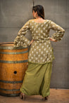 Style Alert!! - Classic Kurta with Lungi Skirt - Green