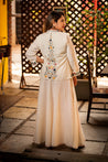 White and Wonderful - Long Dress with Embroidered Short Jacket