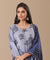 PANAAH - Floral Navy Blue 3 Piece Kurta Set with Dupatta