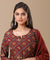 PANAAH - Mandala Red 3 Piece Kurta Set with Dupatta