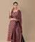 PANAAH - Muave 3 Piece Kurta Set with Striped Dupatta