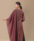 PANAAH - Muave 3 Piece Kurta Set with Striped Dupatta