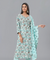 PANAAH - Blue Three Piece Kurta Set with Dupatta