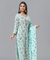 PANAAH - Blue Three Piece Kurta Set with Dupatta