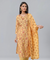 PANAAH - Yellow Three Piece Kurta Set with Dupatta