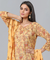PANAAH - Yellow Three Piece Kurta Set with Dupatta