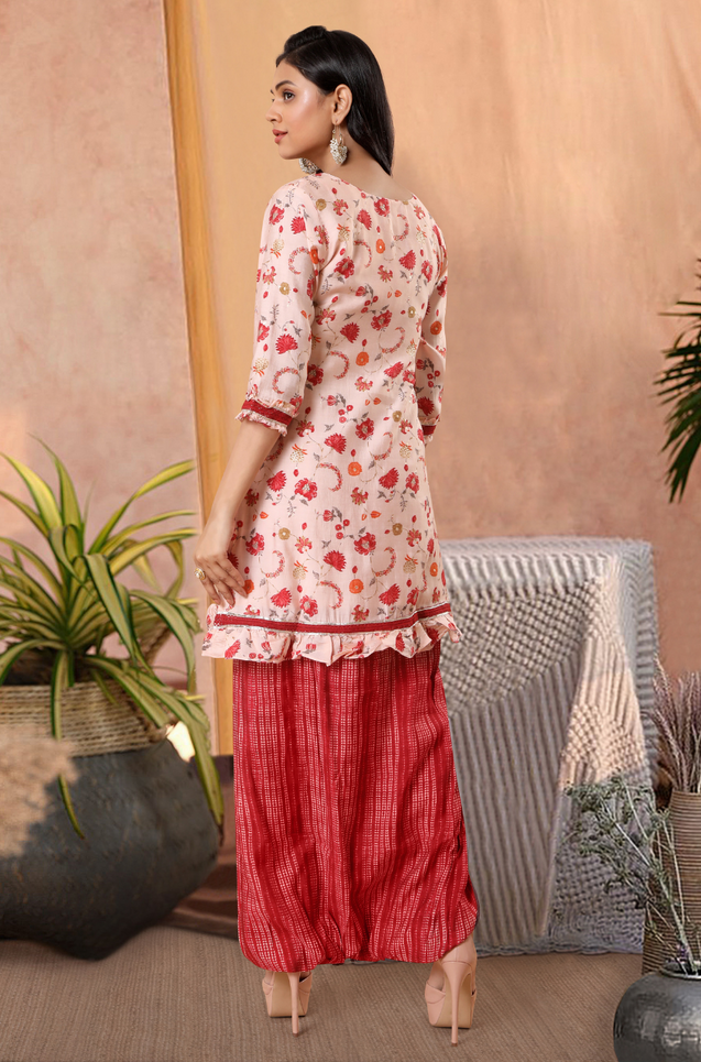 FITOOR - Classic Kurta Set with Lungi Skirt