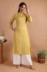 Perfect Yellow - Straight Long Kurta