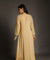 Go Neutral - Beige Long Gown with Intricate Hand Embroidery