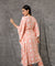 NOOR by ISHNYA - Peach Long Kaftan Set with Embroidered Pants