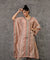 NOOR by ISHNYA - Peach Kaftan Set with Embroidered Pants