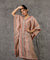 NOOR by ISHNYA - Peach Kaftan Set with Embroidered Pants
