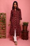 Simple Straight Kurta with mask