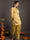 Go Bandhani !!! MUSTARD Bandhani Kurta with Dhoti Pants