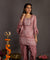 Go Bandhani !!! Rosewood Bandhani Kurta with Dhoti Pants
